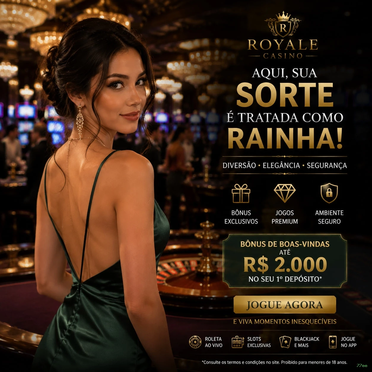 Notificações e promoções
